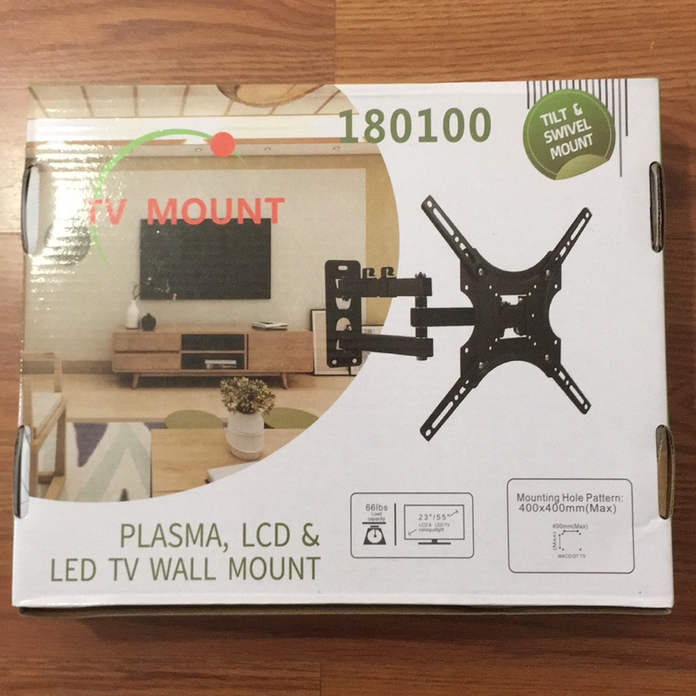 Tv wall mount full motion 23”-55”